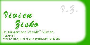 vivien zisko business card